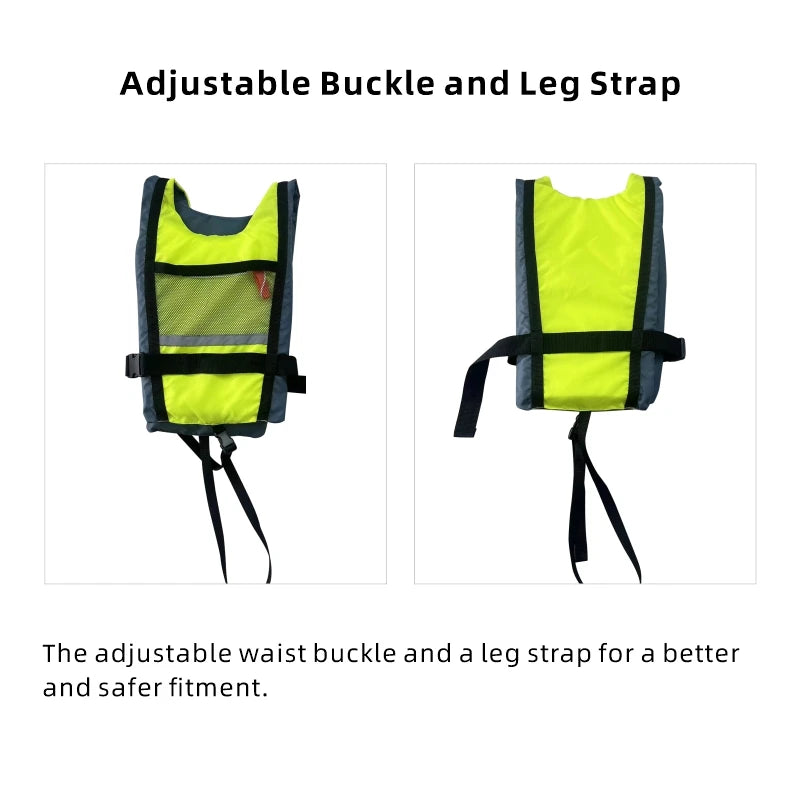 Swim Vest Adult children Life Jackets Kayak Women Men PFD Buoyancy Aid for Snorke Boat Water Sport Fully Adjustable Crotch Strap
