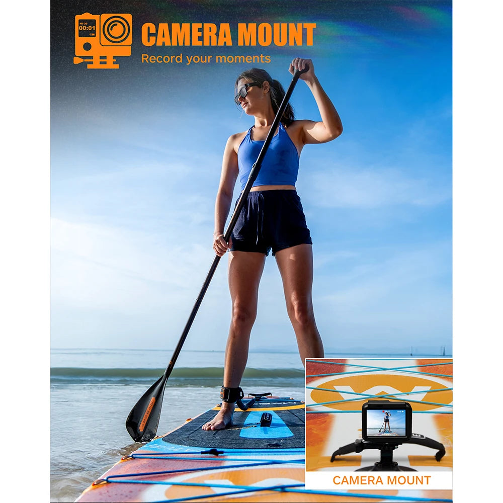 SUB Waterproof Inflatable Paddle Board 11'6''x34''x6''Adult Standing Style Aquatic Fishing With Accessories SUP сапборд