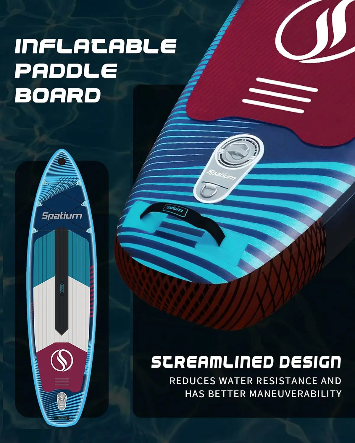 Inflatable Paddle Board, Stand Up Paddle Board, Sup Board for Adults with Premium Sup Accessories