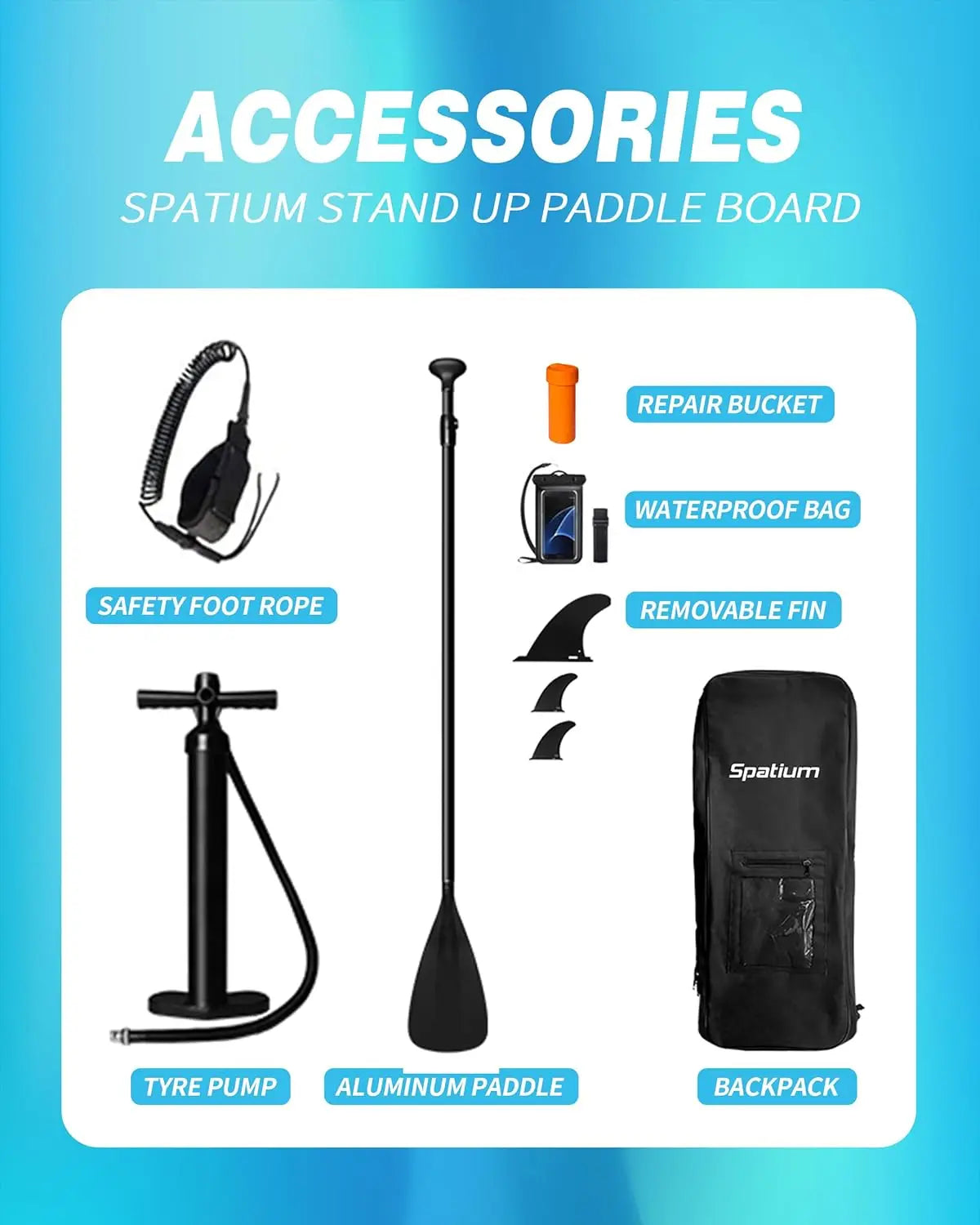 Inflatable Paddle Board, Stand Up Paddle Board, Sup Board for Adults with Premium Sup Accessories