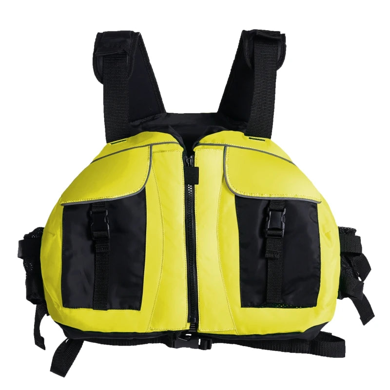 Swim Vest Adult children Life Jackets Kayak Women Men PFD Buoyancy Aid for Snorke Boat Water Sport Fully Adjustable Crotch Strap