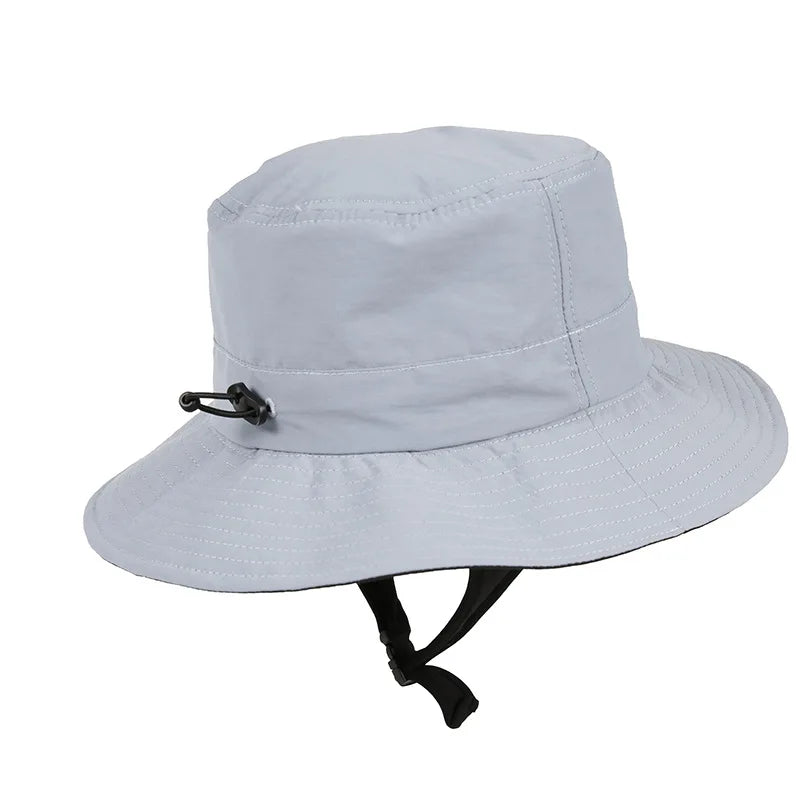 Sunscreen surfing cap women's men's wind-proof and UV-proof sun hat summer light and breathable outdoor cap fisherman surf hat