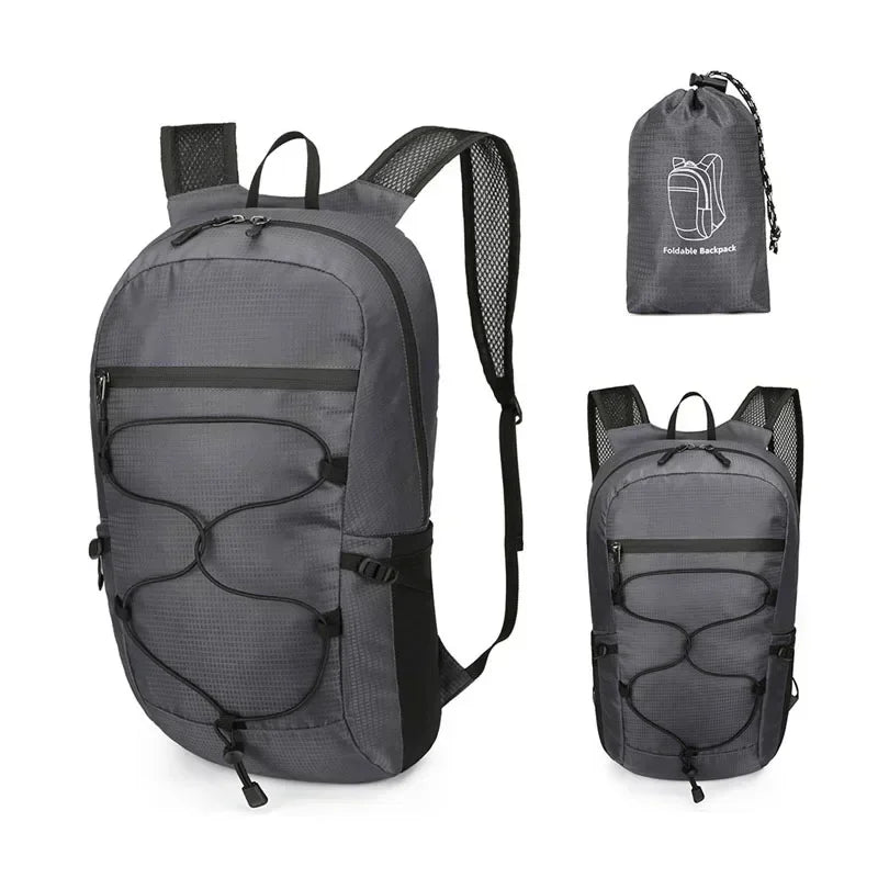 20L Outdoor Large Capacity Hiking Travel BackpackLightweight Foldable Waterproof Backpack Outdoor Pack For Women Men