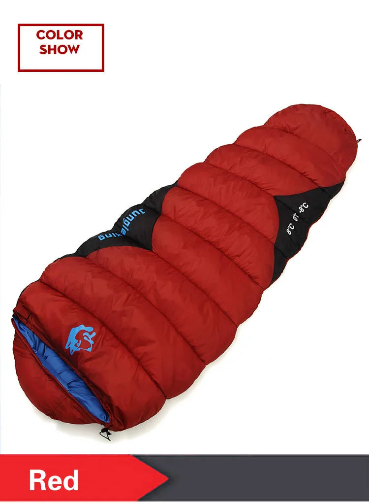 Thickened Winter Cold Weather Waterproof Sleeping Bag Camping Hiking Supplies -8℃ Cotton Sleeping Bags
