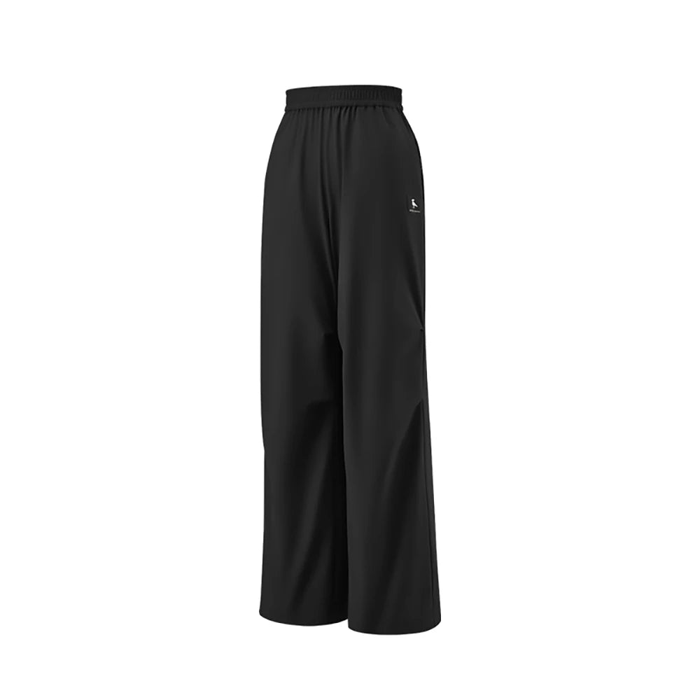 OhSunny Summer Soft Shell Waterproof Hiking Pants,Women's UPF50+ Casual Wide Leg Trousers,UV Protection Cooling Bottoms
