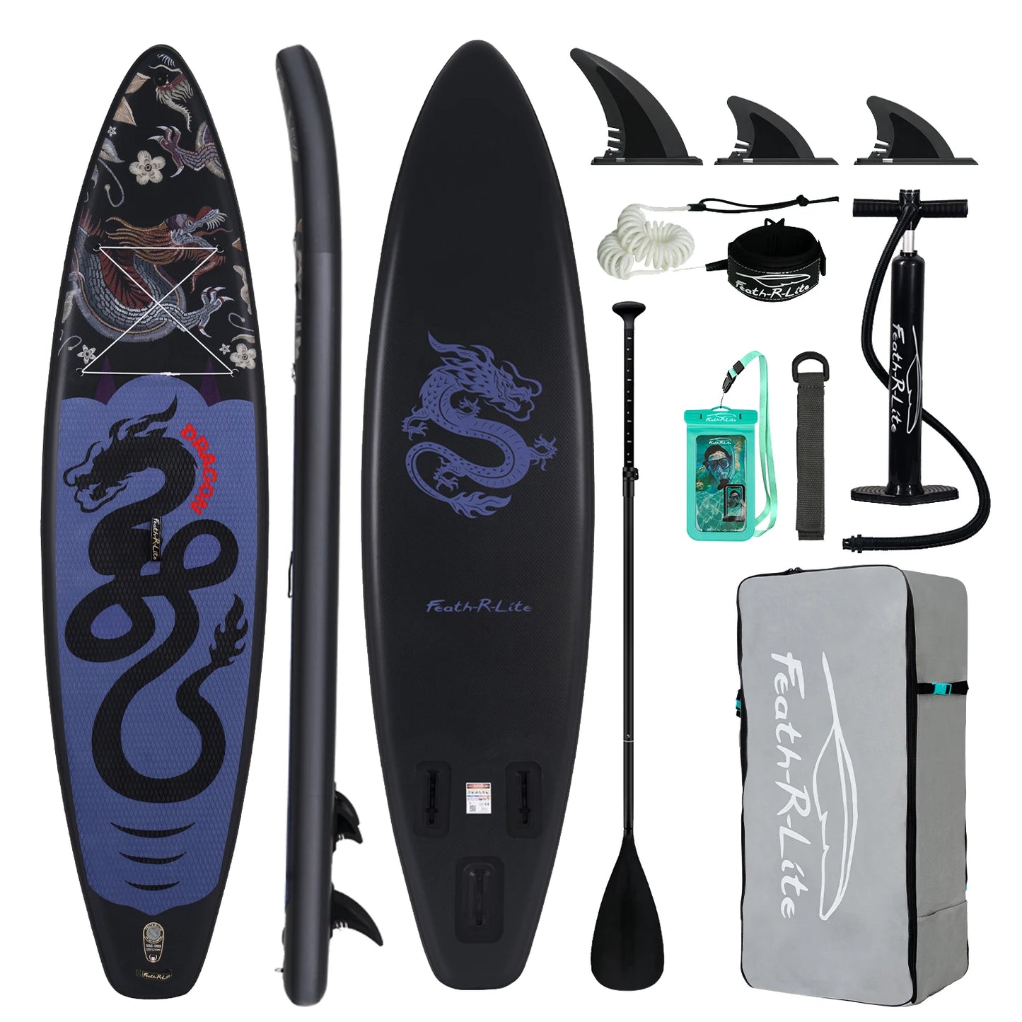 11'6" Sup Board Inflatable Surfboard Stand Up Paddle Board Inflatable Sup PaddleBoard with Accessories
