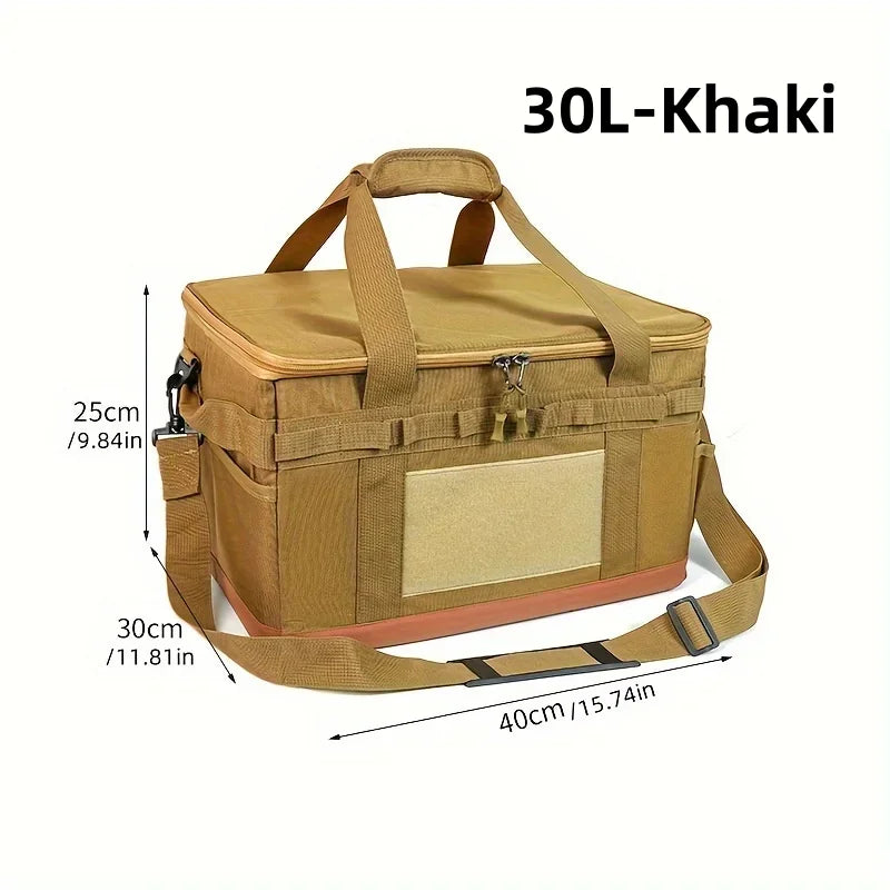 30L/45L Multi-size Camping Storage Bag,Heavy-Duty Cooking Gear Bag, Multi-Functional Outdoor Sports Bag For Camping