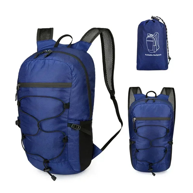 20L Outdoor Large Capacity Hiking Travel BackpackLightweight Foldable Waterproof Backpack Outdoor Pack For Women Men