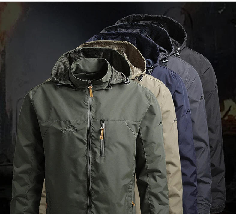 Men Autumn Waterproof Jackets Casual Hooded Windbreaker Field Camping Fishing Coat Outerwear Baseball Hiking Jacket Man Clothing