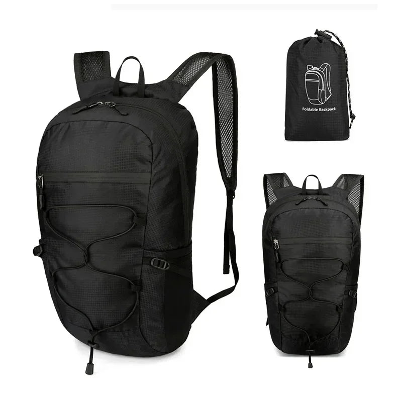 20L Outdoor Large Capacity Hiking Travel BackpackLightweight Foldable Waterproof Backpack Outdoor Pack For Women Men