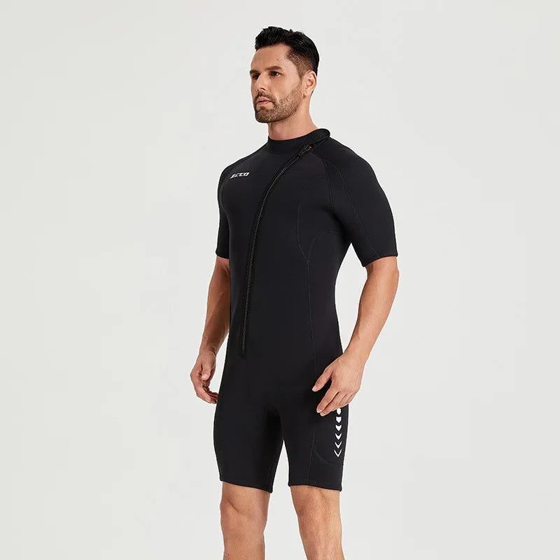 Wetsuit 3mm Neopreno Surf Suit Short Sleeve Swimwear Kitesurf Scuba Diving Suit Spearfishing Swimsuits Rash Guards Men Women