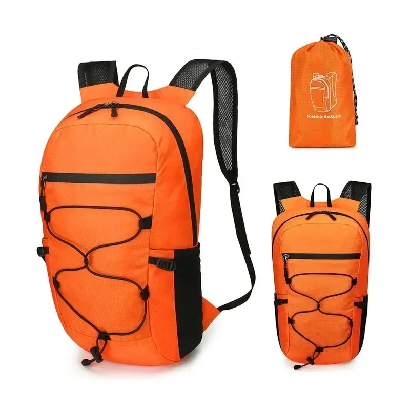 20L Outdoor Large Capacity Hiking Travel BackpackLightweight Foldable Waterproof Backpack Outdoor Pack For Women Men