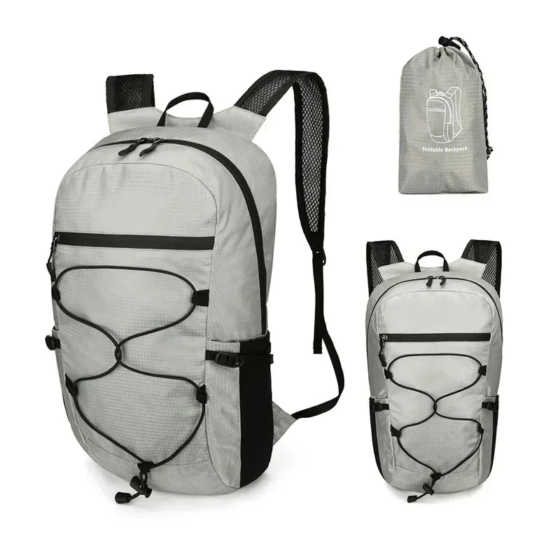 20L Outdoor Large Capacity Hiking Travel BackpackLightweight Foldable Waterproof Backpack Outdoor Pack For Women Men