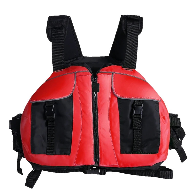 Swim Vest Adult children Life Jackets Kayak Women Men PFD Buoyancy Aid for Snorke Boat Water Sport Fully Adjustable Crotch Strap