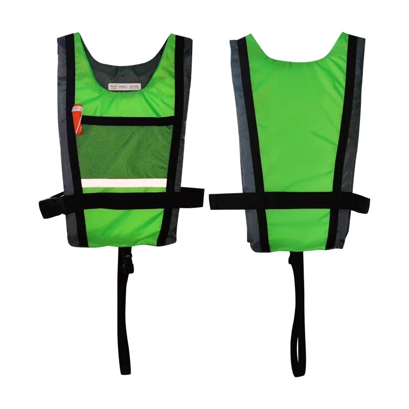 Swim Vest Adult children Life Jackets Kayak Women Men PFD Buoyancy Aid for Snorke Boat Water Sport Fully Adjustable Crotch Strap
