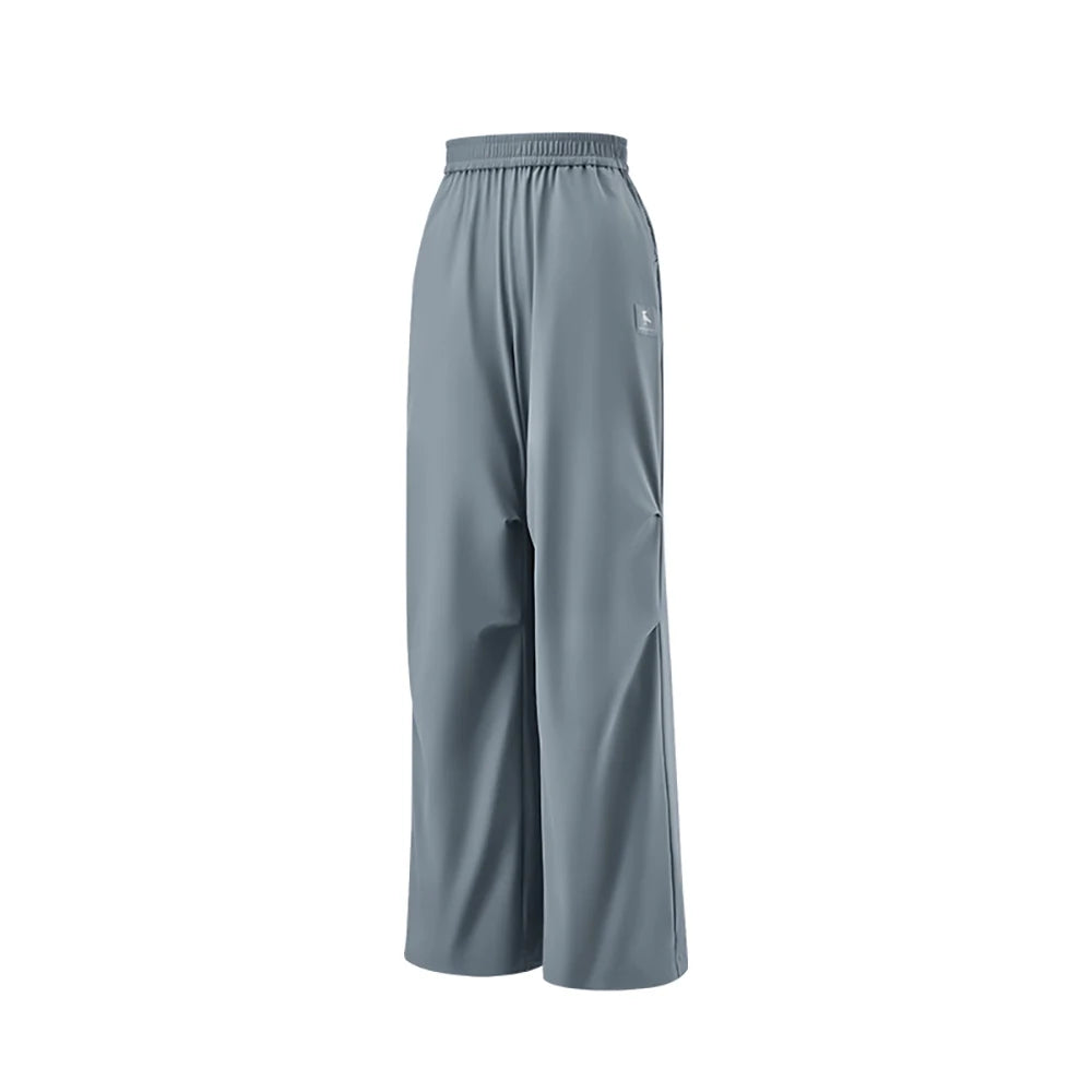 OhSunny Summer Soft Shell Waterproof Hiking Pants,Women's UPF50+ Casual Wide Leg Trousers,UV Protection Cooling Bottoms