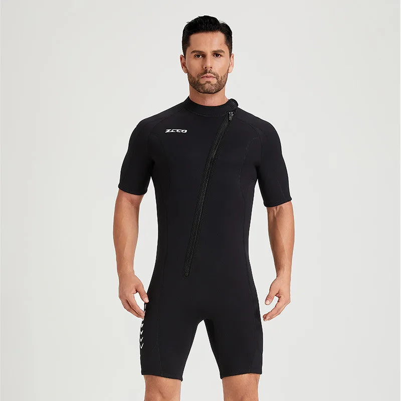 Wetsuit 3mm Neopreno Surf Suit Short Sleeve Swimwear Kitesurf Scuba Diving Suit Spearfishing Swimsuits Rash Guards Men Women
