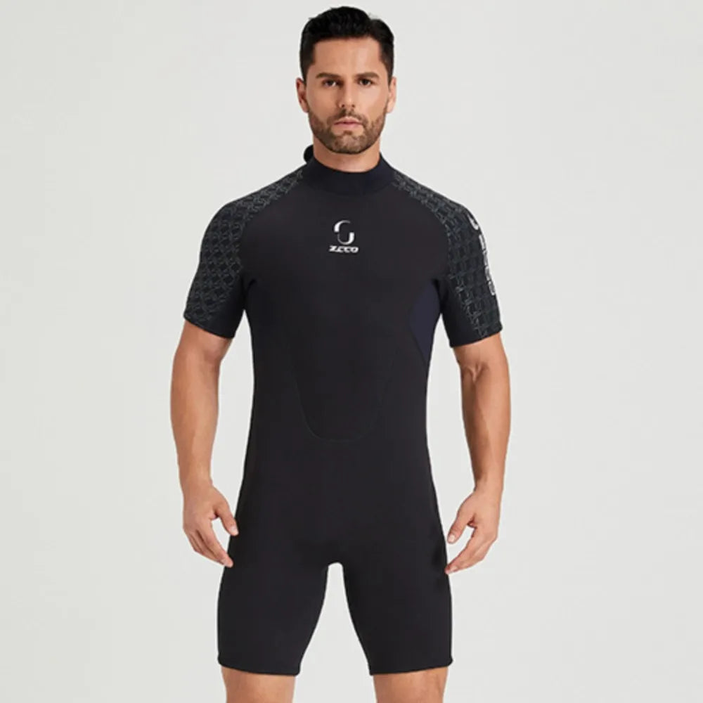 Wetsuit 3mm Neopreno Surf Suit Short Sleeve Swimwear Kitesurf Scuba Diving Suit Spearfishing Swimsuits Rash Guards Men Women
