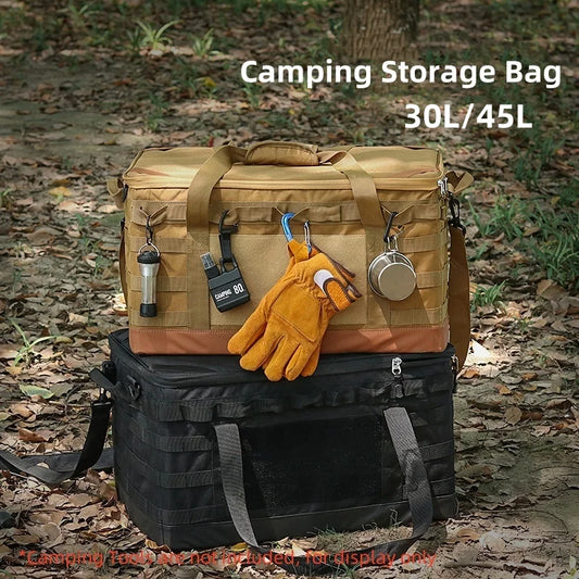 30L/45L Multi-size Camping Storage Bag,Heavy-Duty Cooking Gear Bag, Multi-Functional Outdoor Sports Bag For Camping